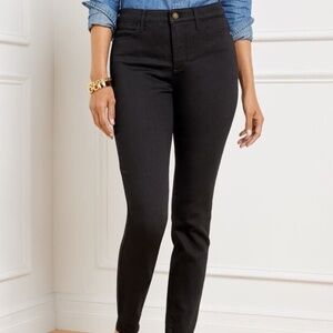 Talbots Flawless Five Pocket Black Jeggings Size 14